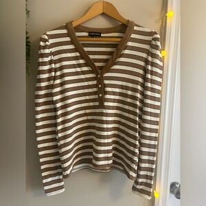 Long sleeve striped shirt